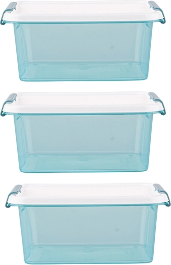 Arcticline készlet 3 db négyzet alakú ételtároló dobozzal, 0,85 l