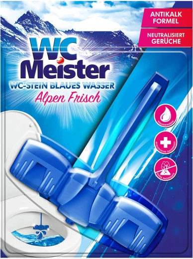 WC blokk Meister 45 g Alpen Frisch színező