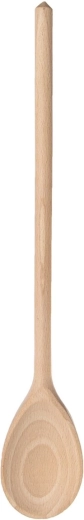 Fa főzőkanál, ovális, 35 cm