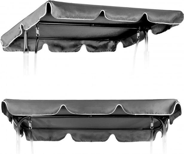 Kerti hinta tető 200 x 120 cm vízálló huzat szürke ModernHome