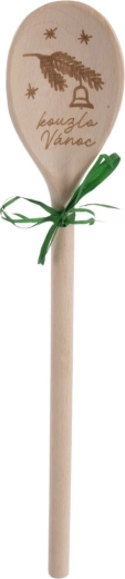 Fa ovális főzőkanál Karácsony varázsa 30,5 cm