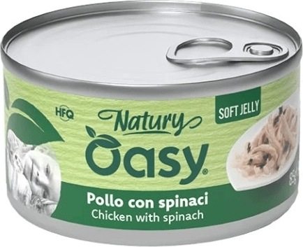 Oasy Natury finom zselé csirke spenóttal 85 g