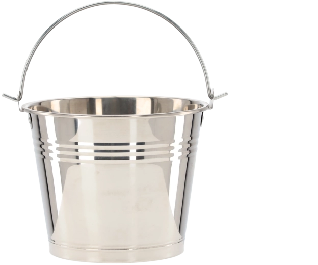 Rozsdamentes vödör 5 l