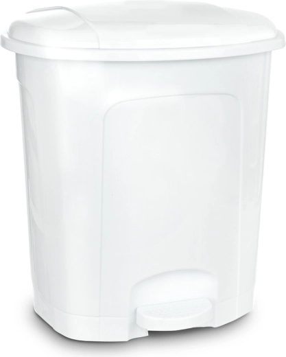 UH pedálos szemetes 21 l, fehér