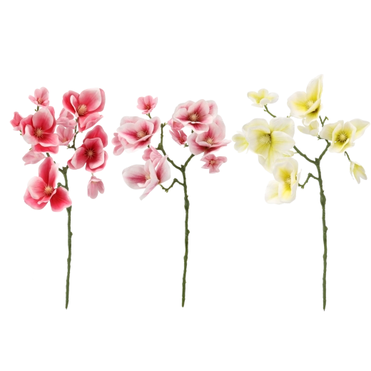 Mű magnólia ágacska 56 cm – színmix