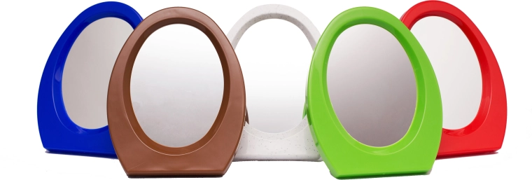 Sminktükör állvánnyal, ovális