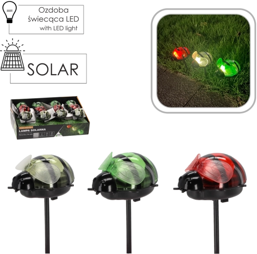 Méh formájú szolár kerti lámpa, meleg fehér