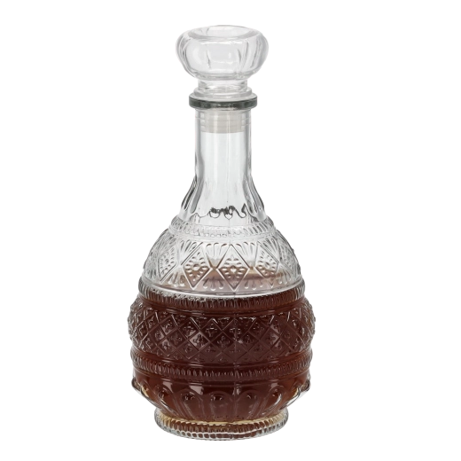 Üveg dekantáló 950 ml dugóval