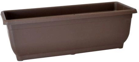 Önöntöző balkonláda AQUA GLORIA tálca nélkül 50 cm barna