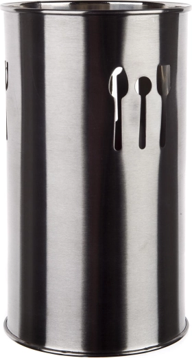 Rozsdamentes acél konyhai eszköztartó 10 × 18,5 cm