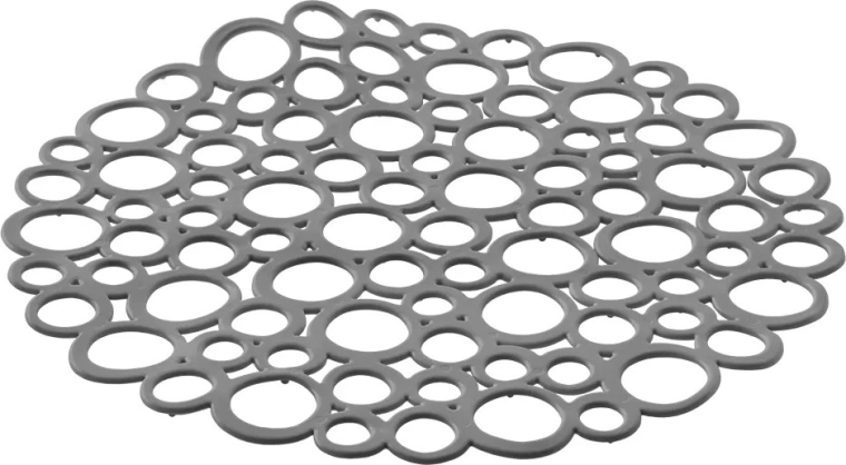 Kerek csepegtető alátét mosogatóba, 29 cm, szürke