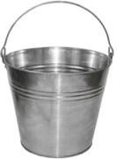 Horganyzott vödör 12 l