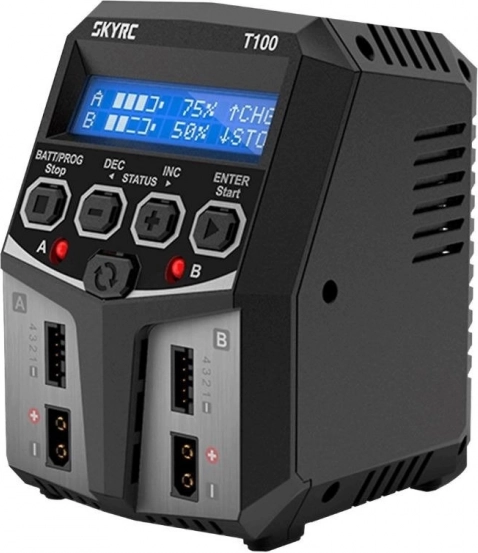 SkyRC T100 töltő 2 x 50W