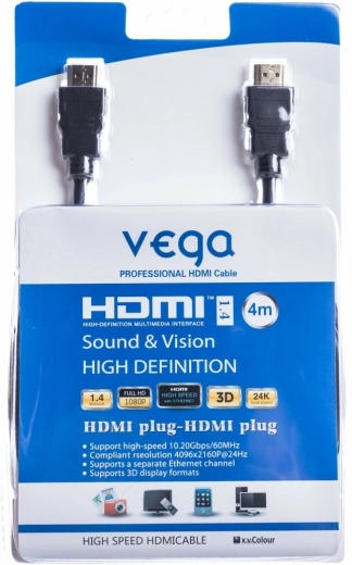 HDMI kábel 4 m 10,2 Gb/s fekete