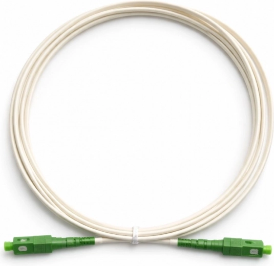 Optikai patchcord SC–SC APC 3 m fehér