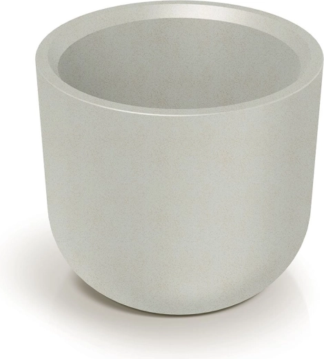 Molta Round High virágcserép 40 cm – homokszín