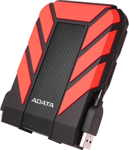 Külső strapabíró ADATA DashDrive Durable HD710 merevlemez 2 TB 2.5" USB 3.1 – Piros