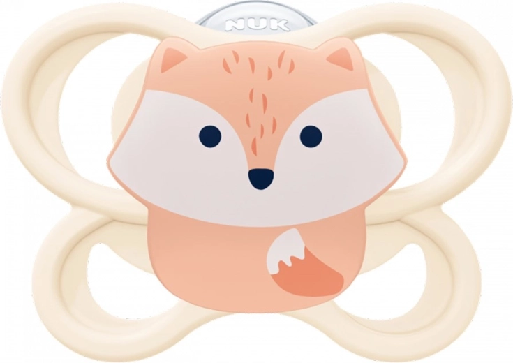 NUK Perfect Match Air Fox 0–6 hó, szilikon cumi
