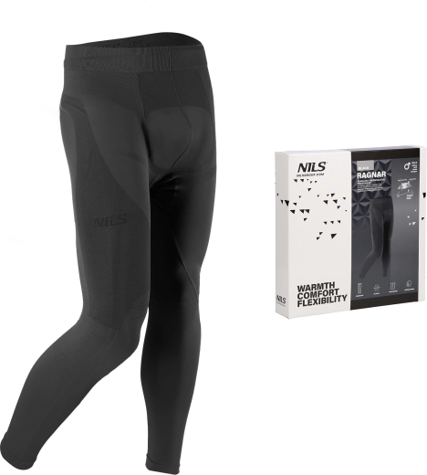 Férfi termo alsónadrág (alsó) NILS Ragnar fekete – L/XL
