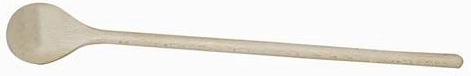 Kerek fa főzőkanál 20 cm