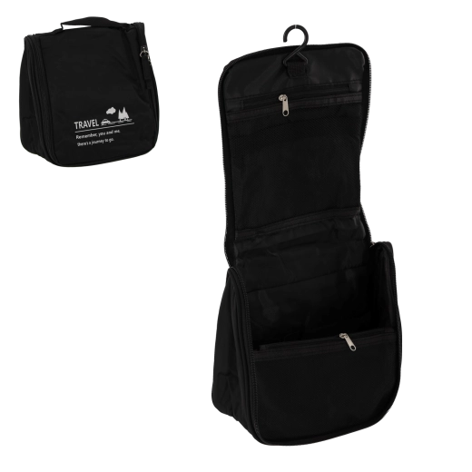 Utazó kozmetikai táska akasztóval, vízálló, 20,5 × 20 × 9 cm