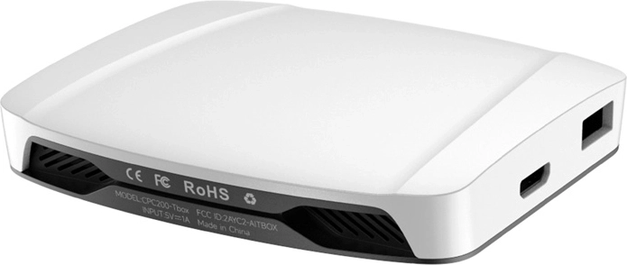 Vezeték nélküli multimédiás adapter CARLINKIT Tbox UHD Apple CarPlayhez és Android Autóhoz (USB-A)