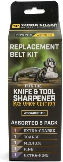 Work Sharp csiszolószalag-készlet Ken Onion Editionhoz, 5 db