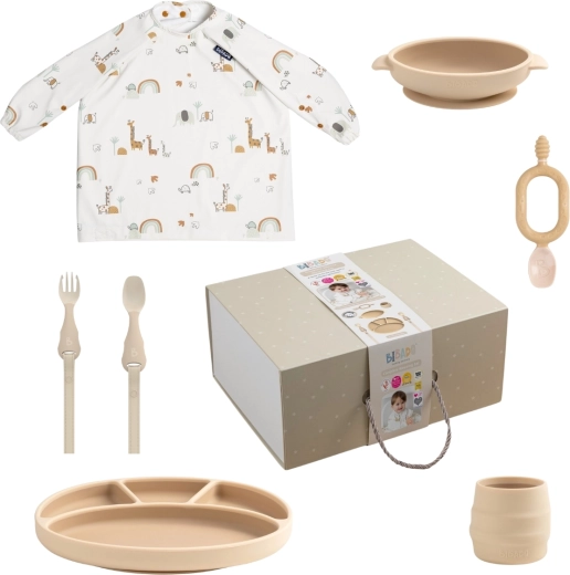 Bibado ajándék etetőkészlet fawn/serengeti spaghetti