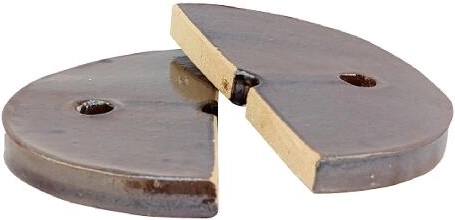 Súly 5,8 l-es savanyító hordóhoz, kerámia, két részből álló