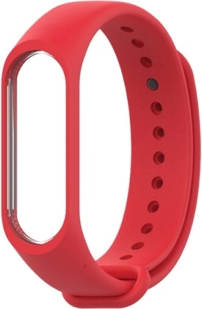 Szilikon szíj Xiaomi Mi Band 3 / Xiaomi Mi Band 4-hez - piros