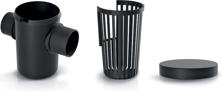 Külső szűrő durva szennyeződésekhez esővízhez – 3 darabos készlet