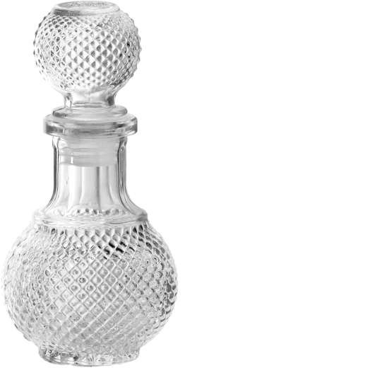 Üveg karaffa 260 ml dugóval