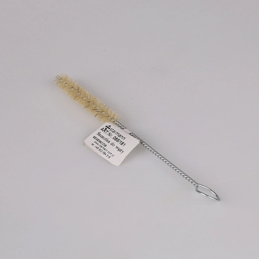 Kémcsövek mosásához való kefécske, 10 mm, világos sörtékkel