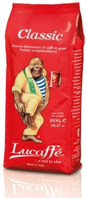 Lucaffé Classic szemes kávé 1 kg (80% arabica, 20% robusta)