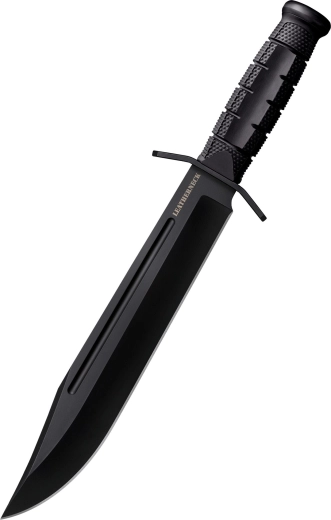 Cold Steel Leatherneck Bowie kültéri kés 26,7 cm, fekete, Griv-Ex, tok