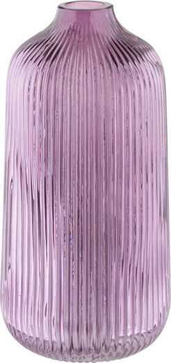 Color Box lila üvegváza 21 cm