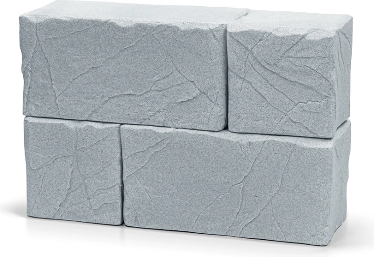 Stone Block esővízgyűjtő hordó 270 l, hideg szürke
