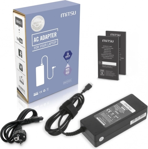 Mitsu USB‑C PD 100 W-os tápegységadapter notebookhoz
