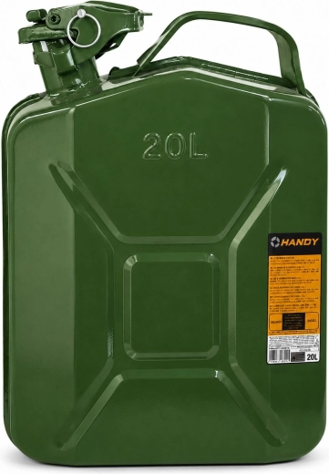 20 l-es acél üzemanyagkanna
