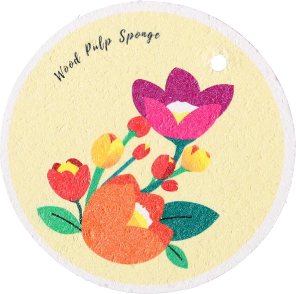 Természetes edényszivacs - bézs, II. minta