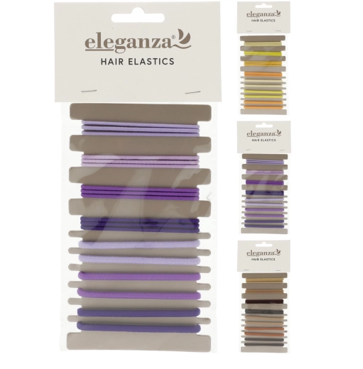 18 darabos, fémmentes rugalmas hajgumi szett