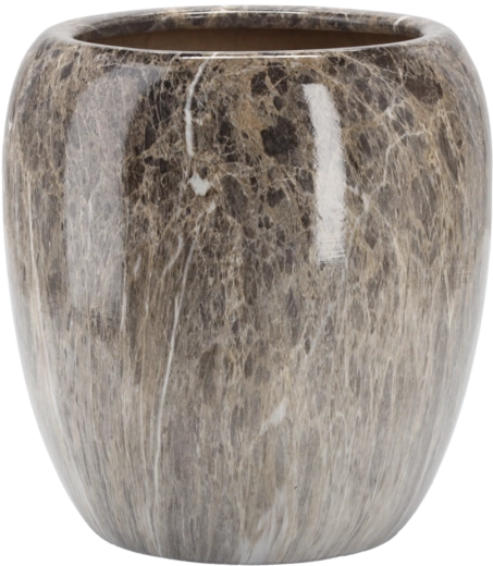 Marmur kerámia virágtartó kaspó márványhatással 31 × 35 cm