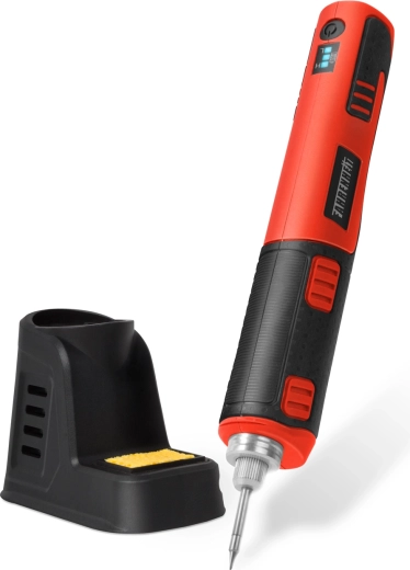 USB-C akkumulátoros forrasztópáka tisztítószivaccsal