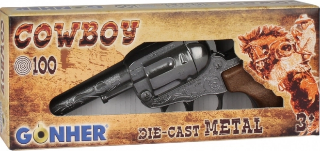 Fém fém cowboy revolver Gonher
