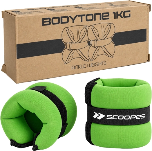 BodyTone csuklósúly 1 kg zöld - 1 db