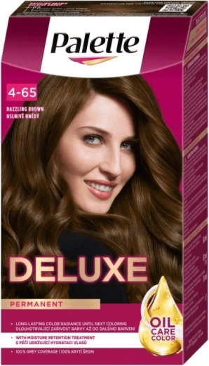 Palette Deluxe tartós hajfesték 4-65 Ragyogó barna 50 ml