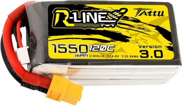 Tattu R-Line 1550mAh 4S 120C LiPo akkumulátor