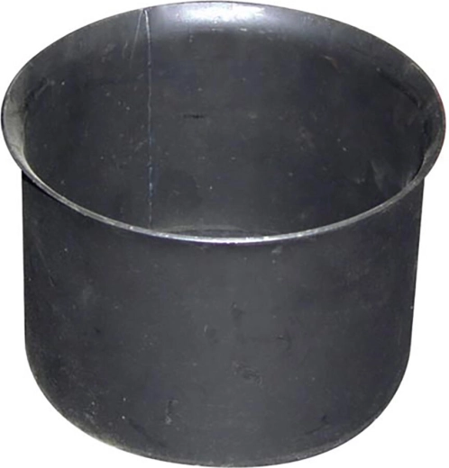 Füstcső falhüvely acél 160 mm fekete