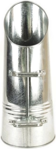 Horganyzott szénvödör, 15 l, nagy