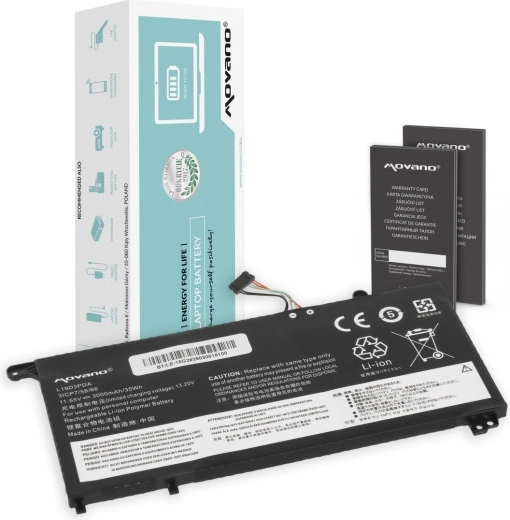 Movano L19M3PDA akkumulátor Lenovo ThinkBook 14/15 G2–G5 (IAP/ITL/ACL/ABA) modellekhez 3000 mAh 35 Wh